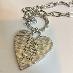 Silver-tone necklace